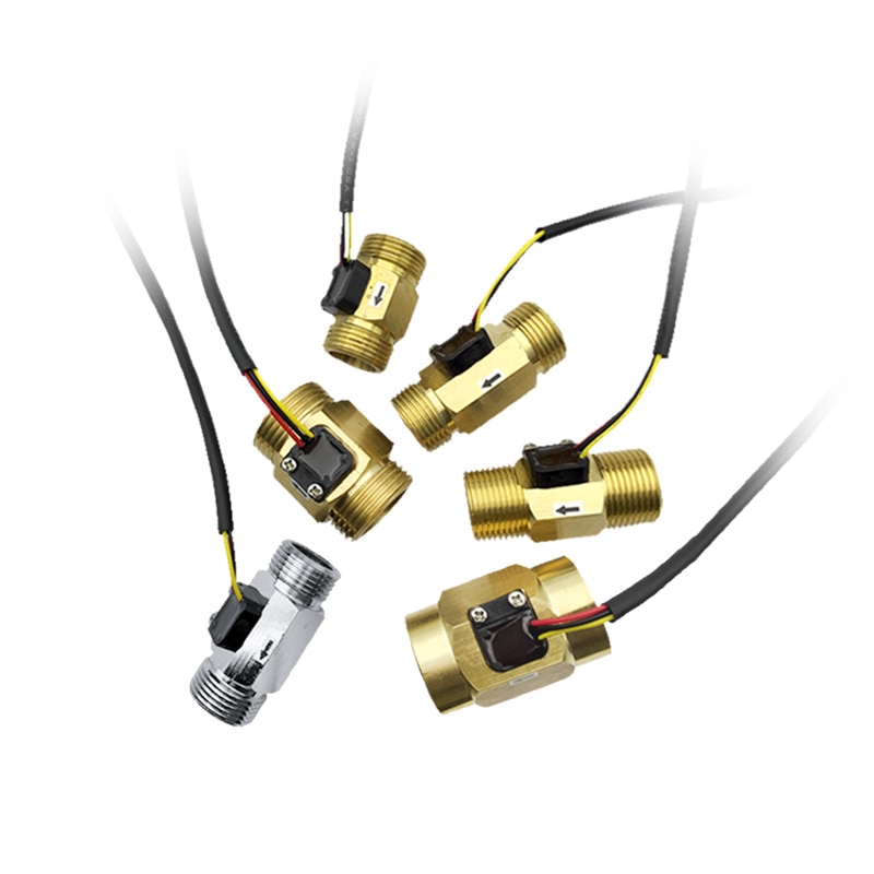 Sen -hz21wi messing  g1/2 "vann magnetisk strømningsmåler flow sensor vannturbin flow switch