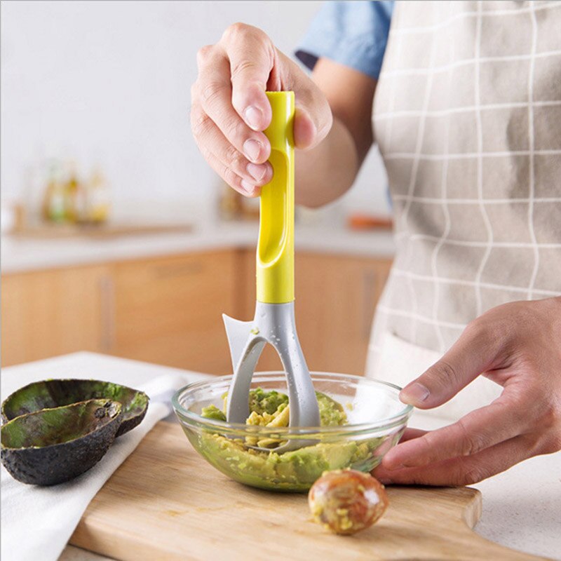 Plastfrugtsåmaskin æblekniv udkærer udstikker avocado shea udkerner smør papirmasse separator kartofler puré pressemaskine værktøj  kc1730
