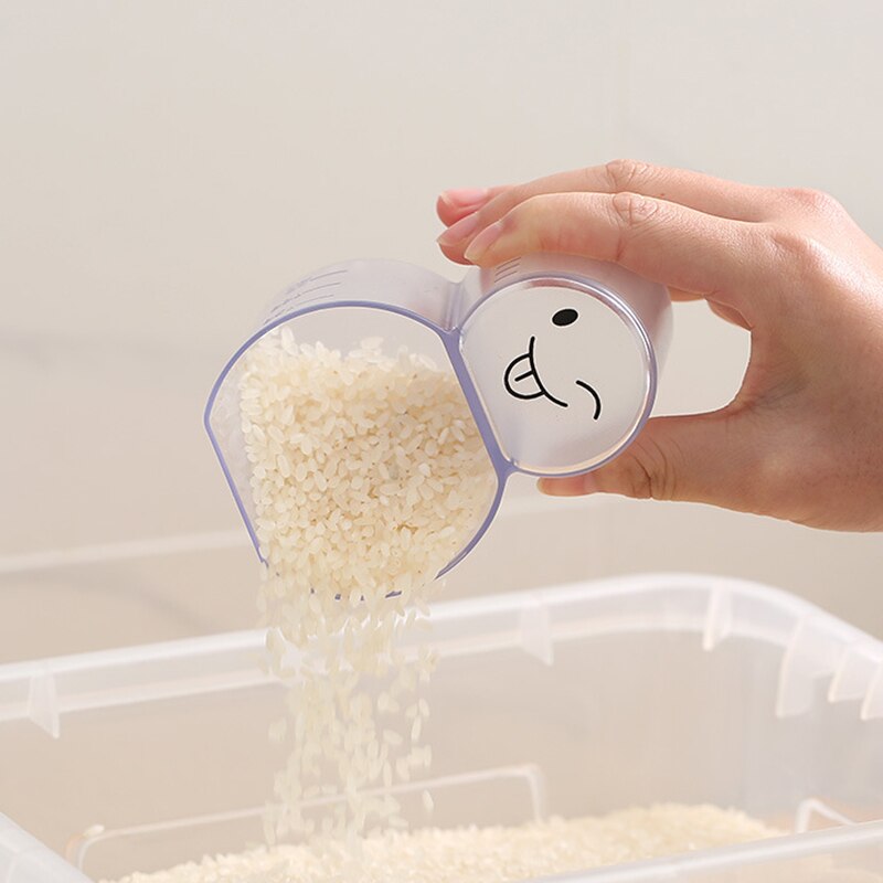 Rice Measuring Cup Clear Plastic Electric Cooker Rice Cooker Replacement Cups Rice Cup Kitchen Supplies Rice Spoon Cookice