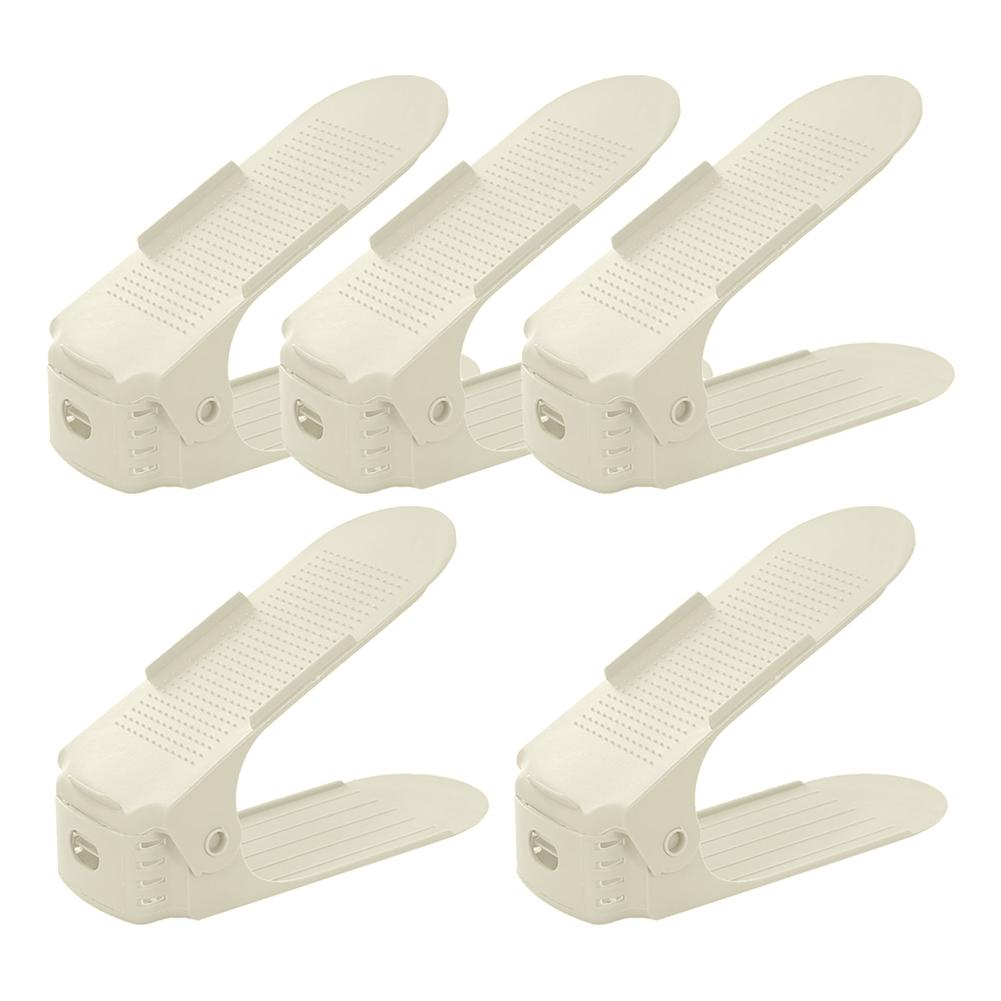 1/5/10pcs Adjustable Shoe Organizer Double Shoe Rack Storage Space Saver Shoes Organizers Stand Shelf for Living Room