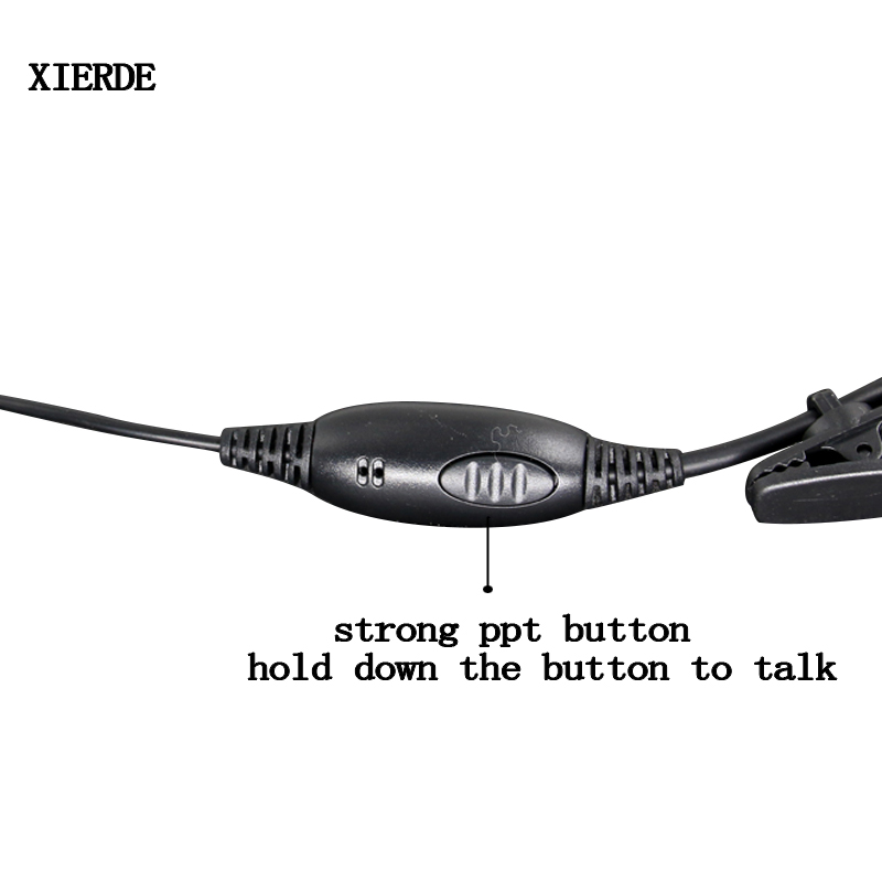 XIERDE Für Motorola 1Stift Mic Headset MTP850 MTH850 Radio in-ohr Hörer MTH800 MTP850 MTS850 MTH600 Ohrstöpsel
