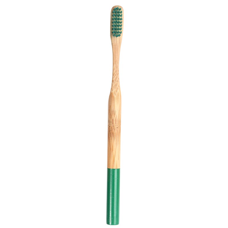 13 Colors Soft Bristles Bamboo Toothbrush Natural Eco-friendly Natural Round Handle Toothbrush Oral Care: 04