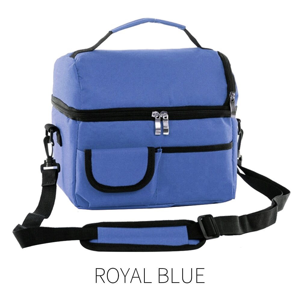 8L Thermische Rugzak Waterdicht Verdikte Koeltas Grote Geïsoleerde Tas Schouder Picknick Koeler Rugzak Picknick Tas: royal blue