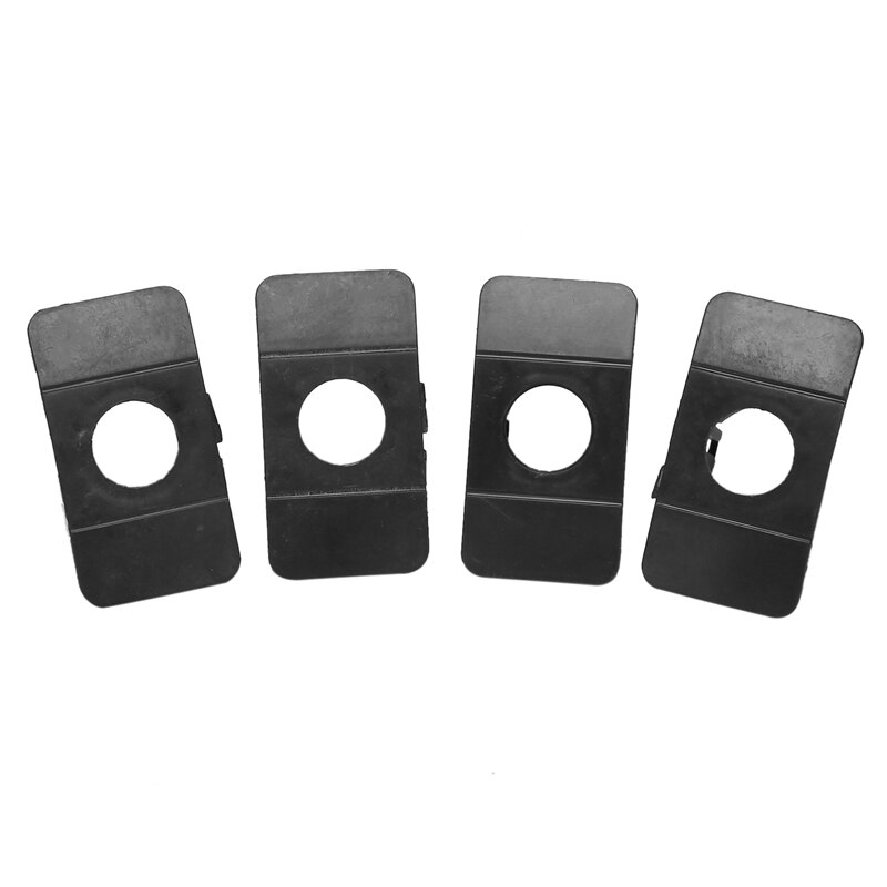 Supports De Capteur De Stationnement - 2 Pièces - Compatible Audi Q7, Mercedes Classe A, VW EOS - Plastique Rouge/noir