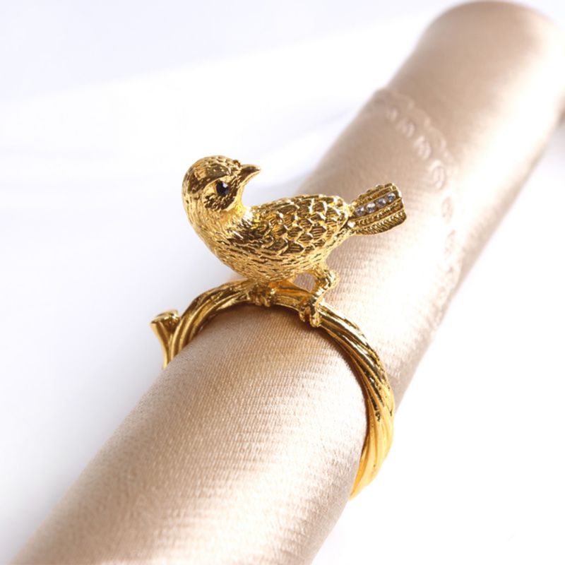 Guld silver servett ring stolar spännen händelse dekoration hantverk för bröllop strass bågar bröllopsfest dekoration tillbehör #