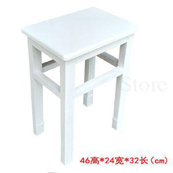 Solid wood dining Bar stool home restaurant stool dining chair makeup wooden stool high reinforcement board school student stool: unit cm2