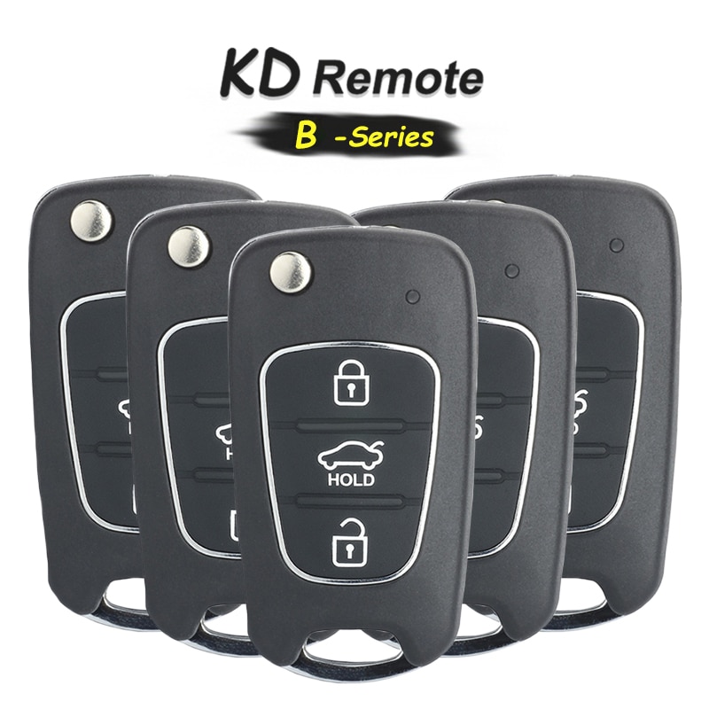 Keyecu 5x B-Serie B04 Universele Afstandsbediening 3 Knop Controle Sleutel Voor KD900 KD900 +, keydiy Remote Voor B04