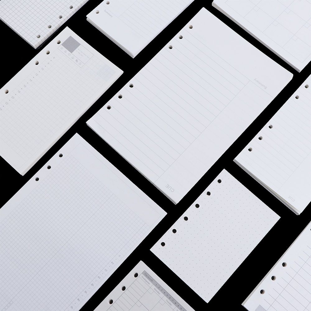 Monthly To-Do List Refill Paper - Spiral Binder Loose Leaf Inner Pages for Daily Planner Notebook
