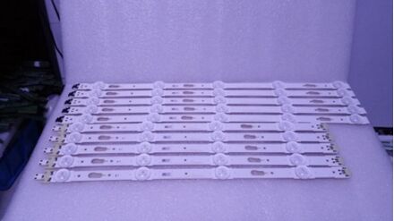 10 PCS strip for UE40JU6000K S-5U75-40-FL-R05 S-5U75-40-FL-L04 LM41-00120S LM41-00120R CY-GJ040HGLVDH