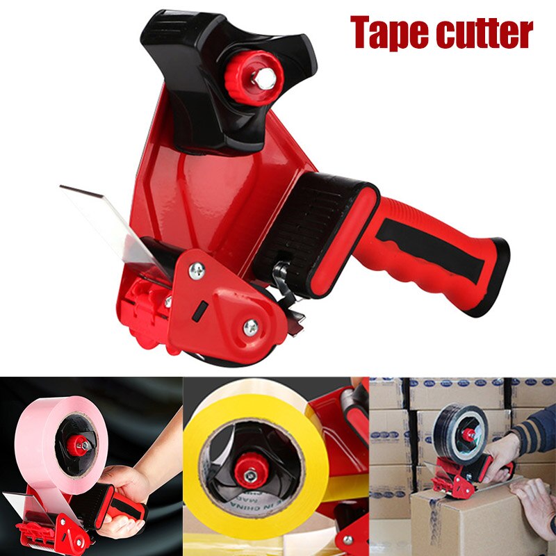 Packing Tape Tool Dispenser Packaging Cutter Machine Box Sealing Tape Dispenser Tape Seat Adhesiva Packing Dispensers Tapes: Default Title