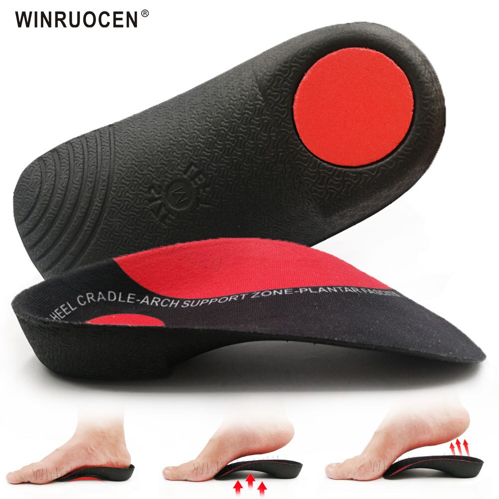 EVA Arch Support Flat Foot Health orthopedic Insoles for feet men and women OX Leg pads insert insoles for feet