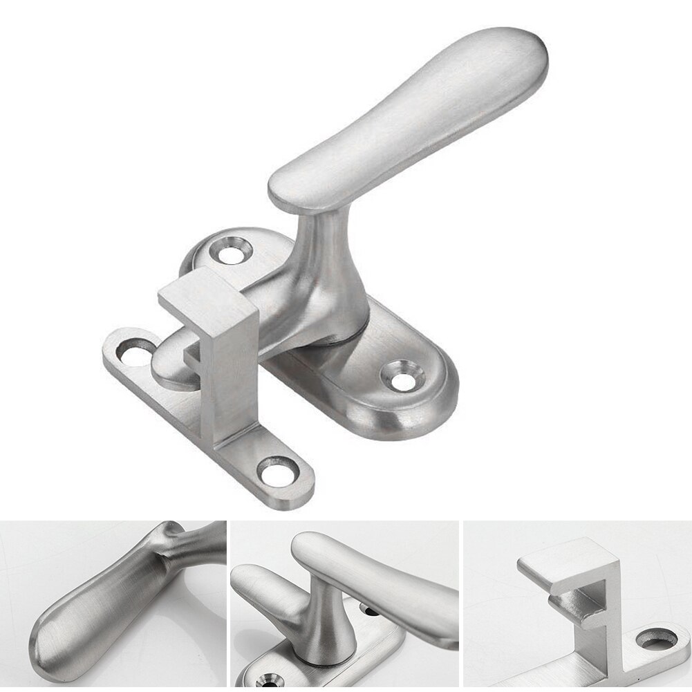 Lock Easy Install High Low Rotating Buckle Stainless Steel Hardware Gate Pin Latch Home Safety Window Door Bolt Rustproof