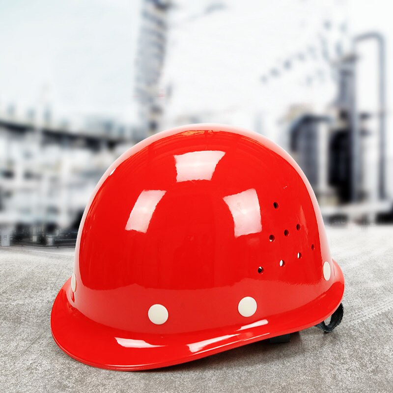 Safety Helmet Warehouse Fire Fighter Protective Workplace Fire Protection Worker Hard Hat Breathable Plastic Insulation Material