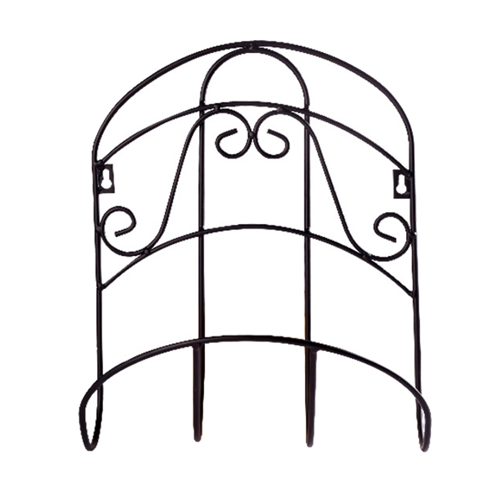 Iron Graden Hose Holder Storage Pipe Hanger Home Garage Organizer Bracket