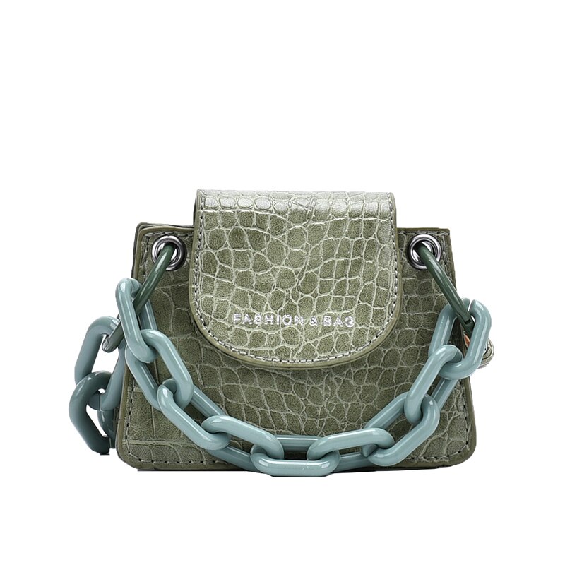 Handtaschen für frauen solid krokodil PU Leder umhängetaschen für frauen Mini frauen Schulter Umhängetasche