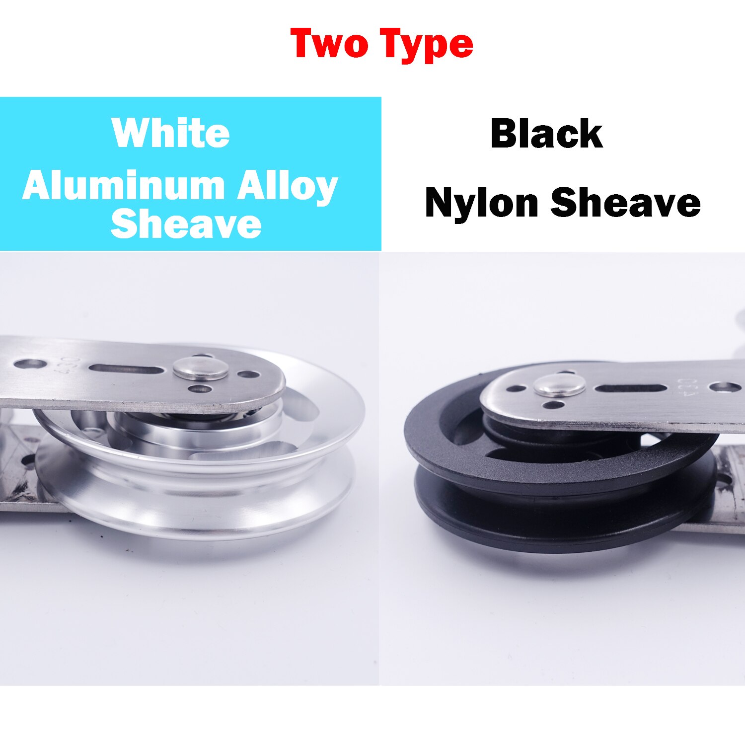 Rotating Heavy Load Gym Bearing Pulley Wheel Cable Machine Fitness Equipment for Lifting Workout Fixed Swivel Pulley Accessories