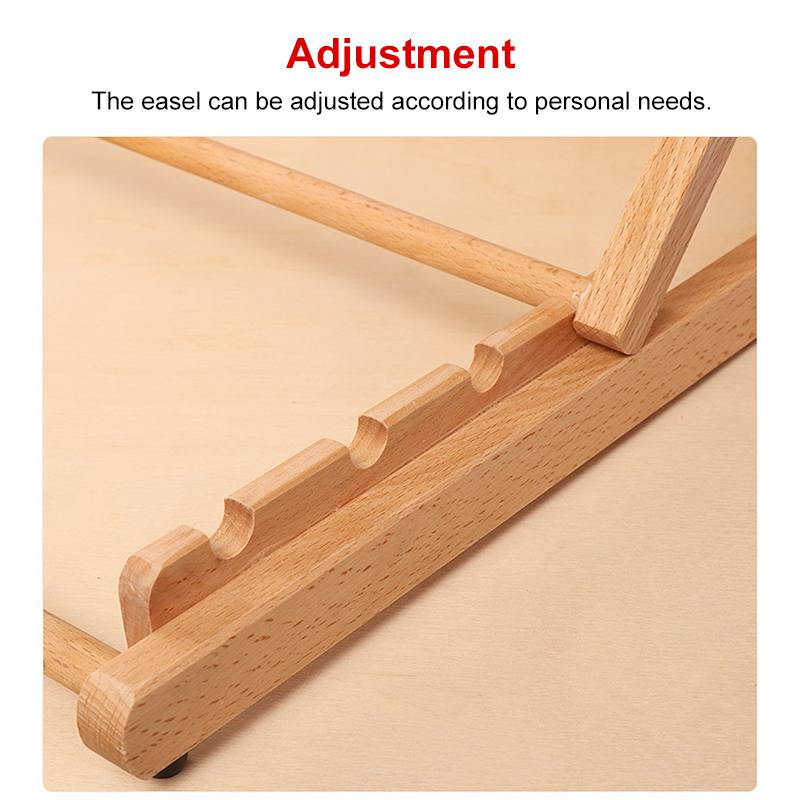 45x30cm Adjustable Wooden Art Drawing Table Portable Sketch Wood Stand Desktop Oil Easel Painting Tools Art Supplies