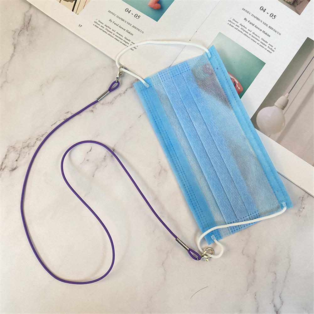 5 teile/los Polyester Maske Verlängerung Seil Mit Haken Einstellbare Maske Lanyard Maske Hängen Seil Handliche Bequem Rest Halter Seil Neue