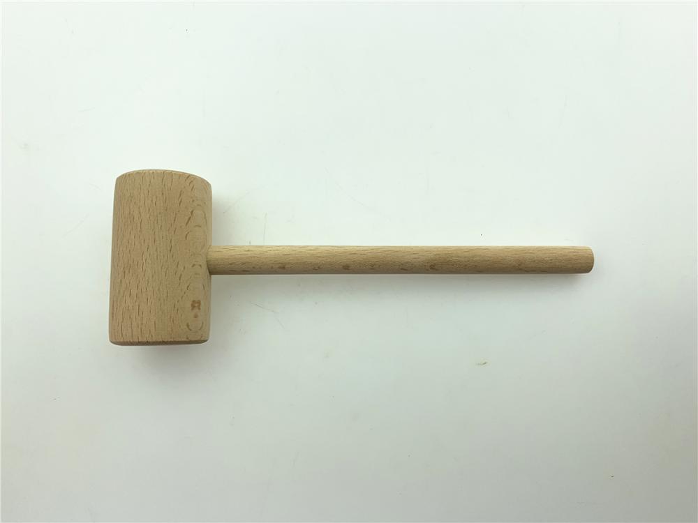 Wooden Hammer Round Head Wooden Hammer Solid Wood Mallet Wooden Hammer Handmade Small Wooden Hammer