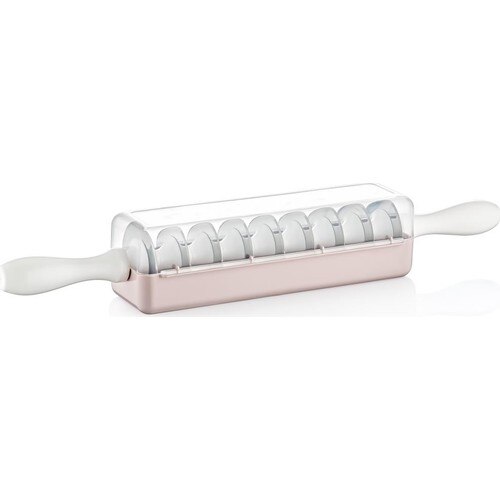 Mantimatik-Rodillo para cortar Pasta Ravioli, utensilio de cocina práctico, con cuchillo