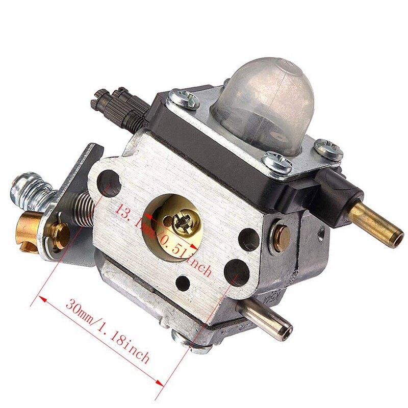 C1U-K54A Carburetor Repower for 2-Cycle Mantis 7222 7222M 7222E 7225 7230 7240 7920 7924 Tiller/Cultivator with Air Filter & Gas