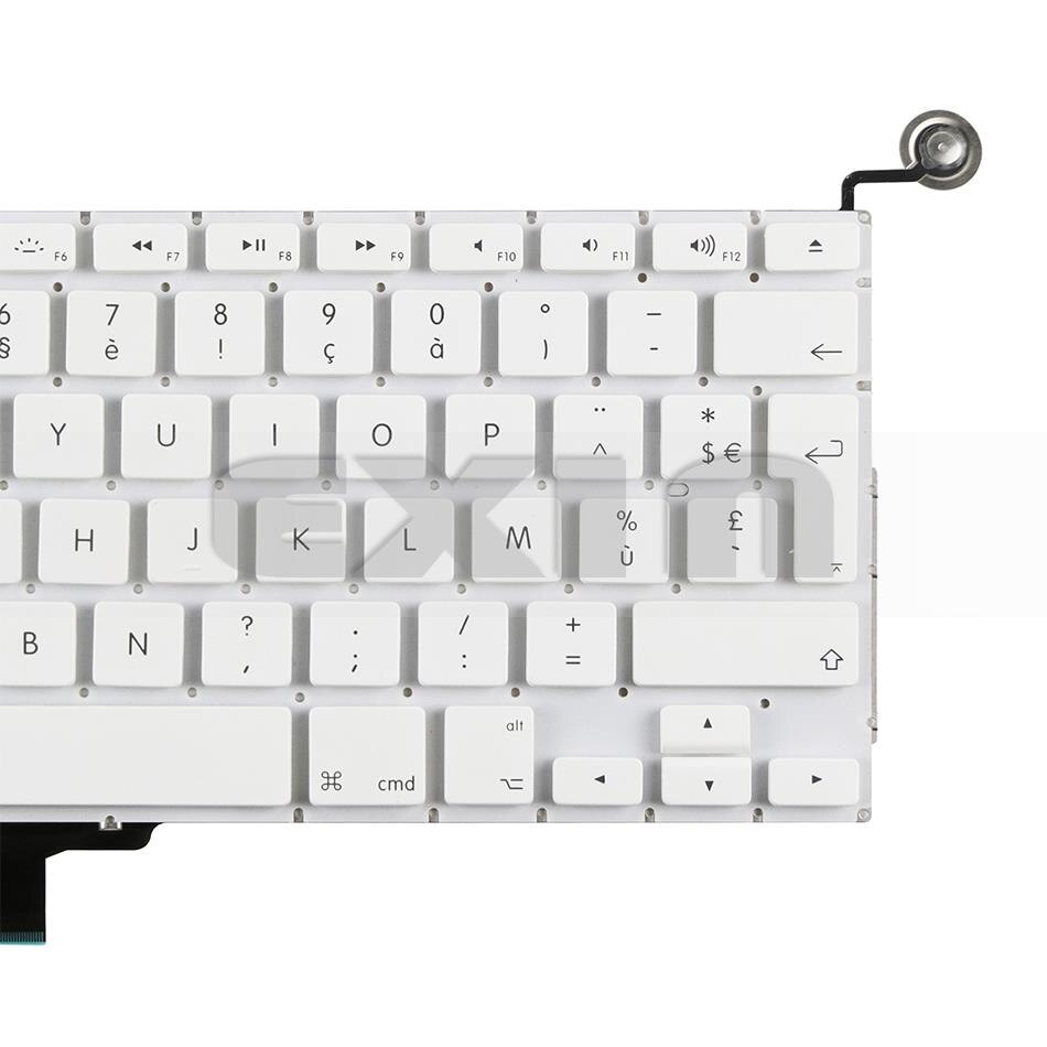 Laptop A1342 FR France French Keyboard for Apple Macbook 13.3" A1342 French AZERTY Layout MC207 MC516