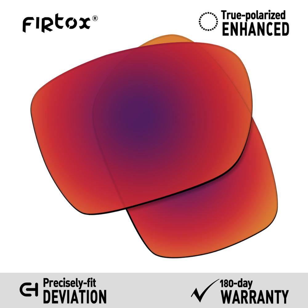 Firtox True UV400 Polarized Lenses Replacement for-Oakley Deviation OO4061 Sunglasses (Compatiable Lens Only) - Multiple Colors: Purple Red