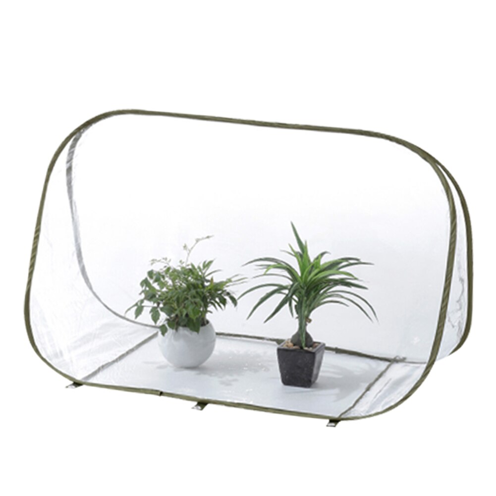 Potager fleur abri Mini serre pliable Portable accessoires isolé facile installer couverture triangulaire maison chaude