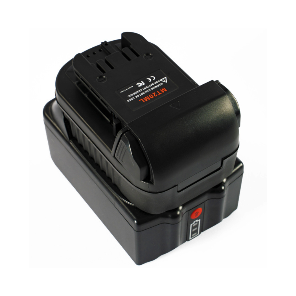 Adaptateur de convertisseur de batterie pour Makita, batterie Li-Ion 18V Bl1830 Bl1860 Bl1815, commutateur vers batterie Li-Ion Milwaukee mt20 ml