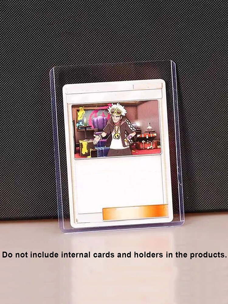 Transparent Card Sleeves 25PC 3X4 Inch Thick Hard Card Sleeves For Trading Card Protective Sleeves Holder Card Covers Fit For Ba