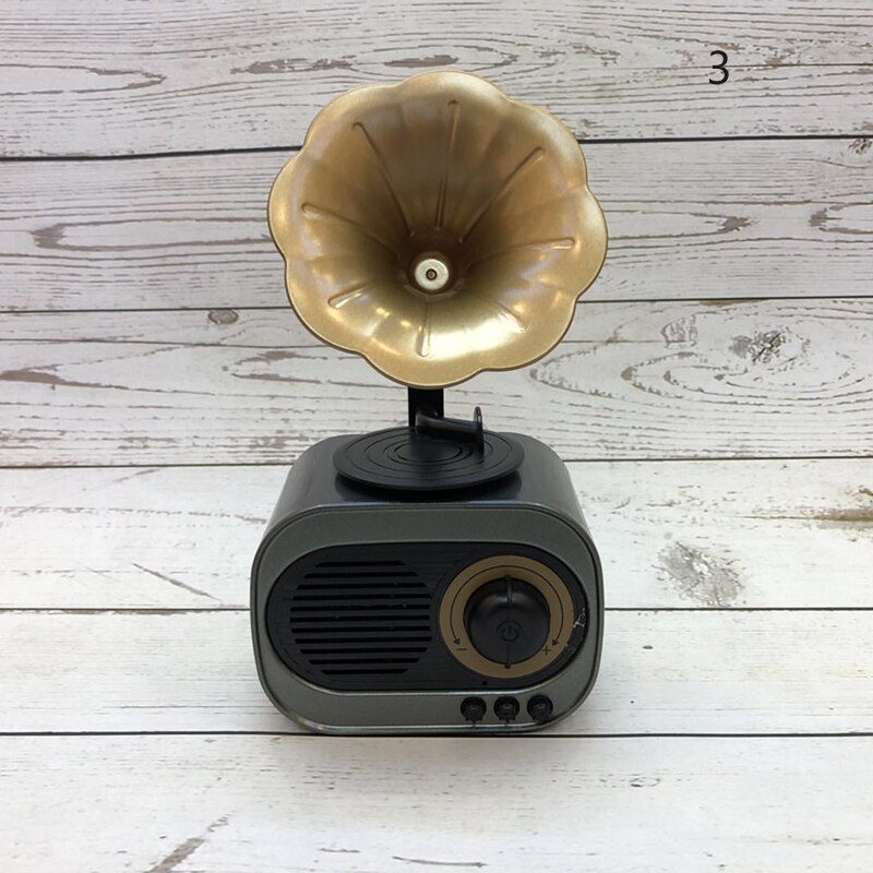 Bluetooth Computer Speaker Retro Laptop Speaker Draadloze Speakers met HD Audio Stereo ingebouwde Microfoon ING
