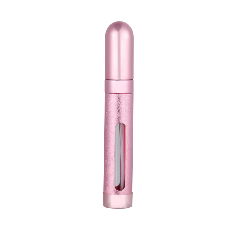12Ml Mini Parfum Fles Verstuiver Navulbare Parfum Spray Fles Draagbare Reizen Aluminium Cosmetische Lege Spray Scent Pomp Tool: 12ml  PINK