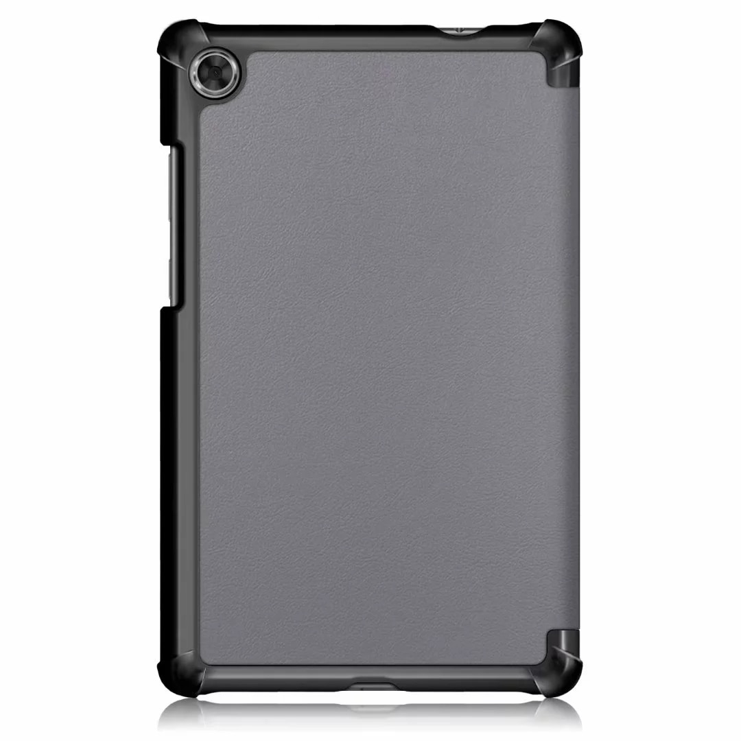 Per Lenovo Tab M8 cassa DELL'UNITÀ di ELABORAZIONE di Cuoio Piegante Del Basamento Della Copertura Per Lenovo Tab M8 TB-8505F TB-8505X TB-8505I Tablet da 8.0 pollici caso + Film + Penna