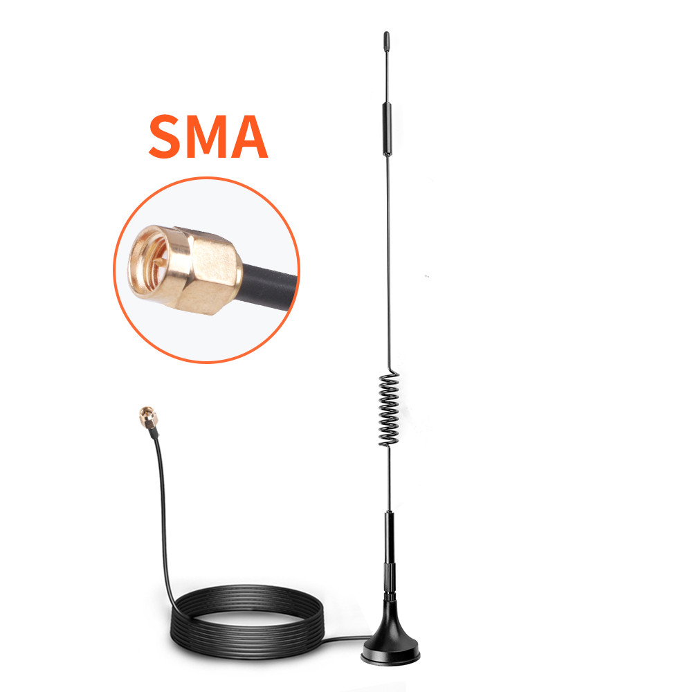 2g 3g 4g lte antena magnética ts9 crc9 sma macho conector 700-2700mhz 12dbi gsm roteador externo antena 1.5m: SMA