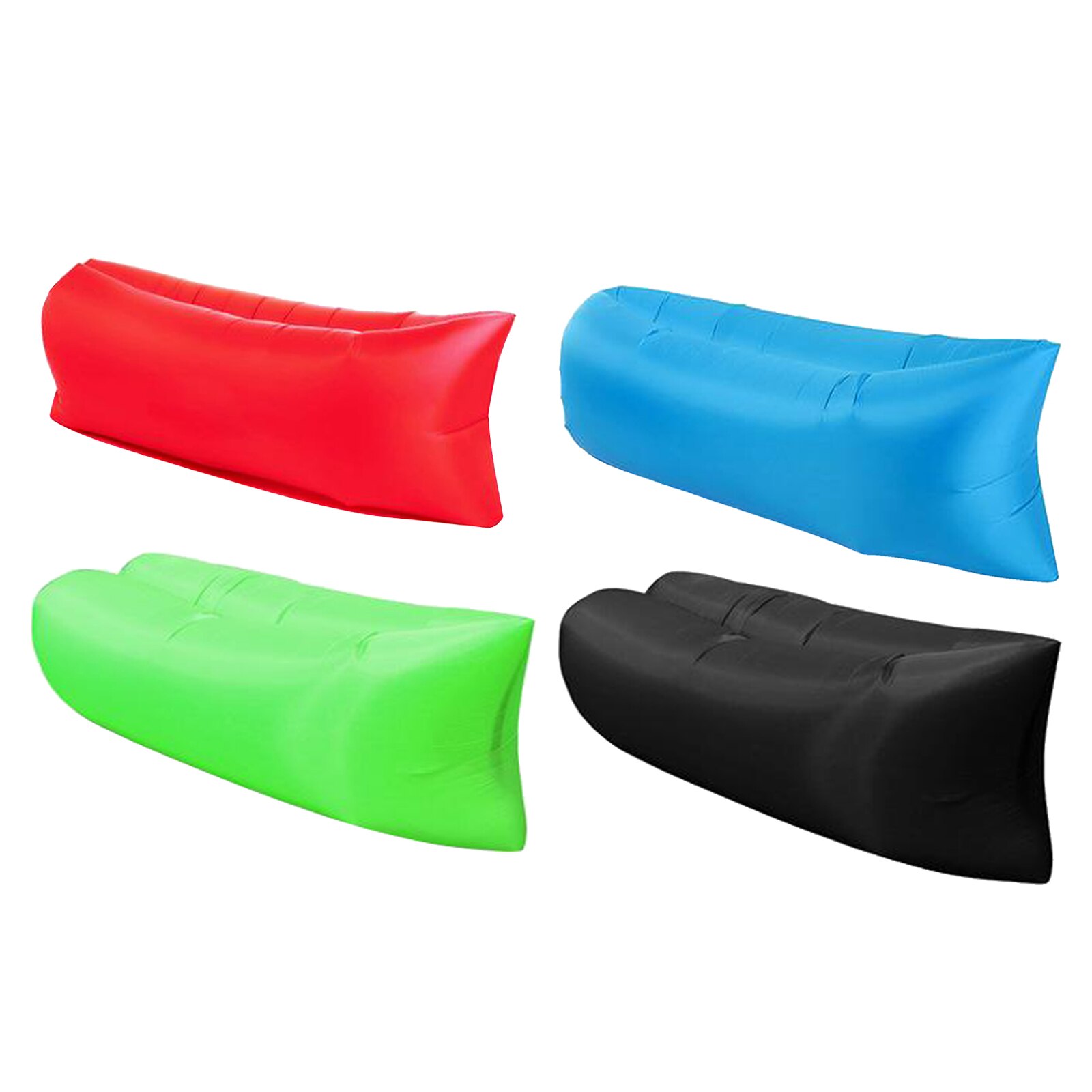 Hamaca de aire inflable, tumbona, saco de dormir suave, cama para acampada al aire libre, Playa
