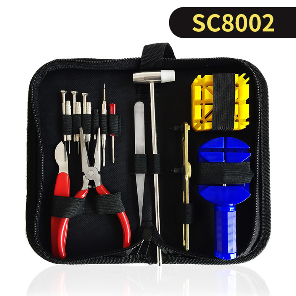147pcs/set Watch Repair Tool Kit Watch Case Opener Link Remover Screwdriver Repair Tools Kit Watchmaker Tools: SC8002