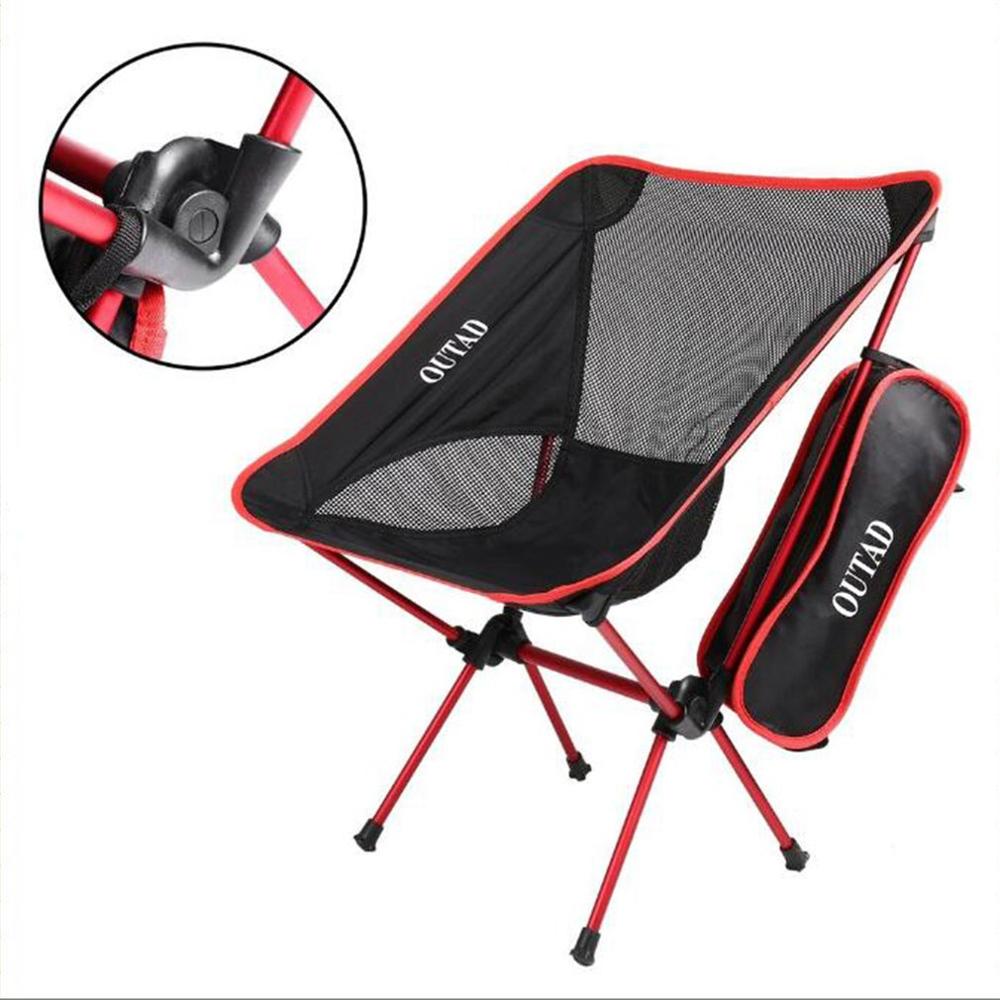 Folding Beach Moon Chair High-Strength Aviation Aluminum Alloy Ultralight Fishing Stool 600D Oxford Cloth