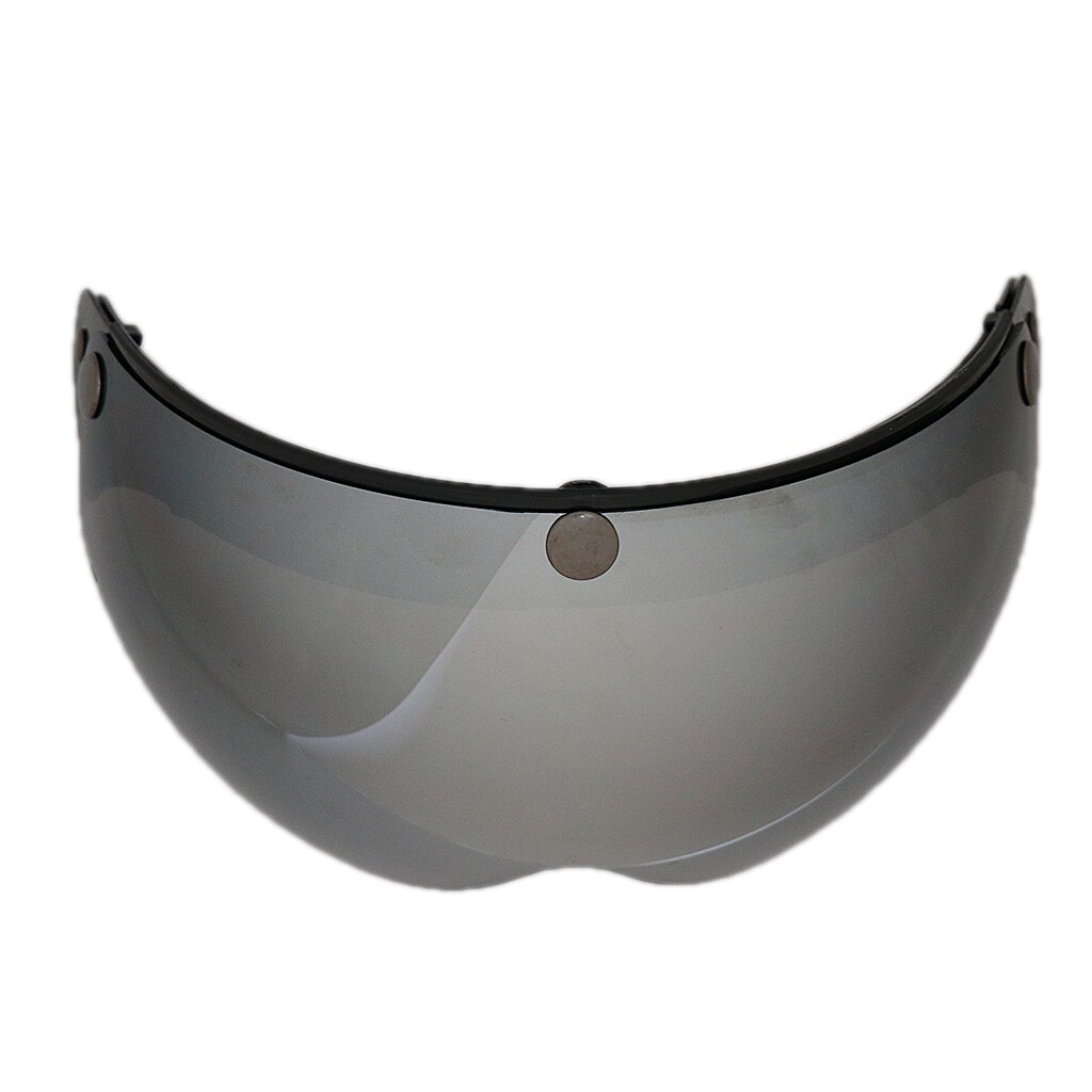 Universele 3 Snap-Knop Visor Voor 3/4 Open Gezicht Motorhelm Wind Shield Flip Up