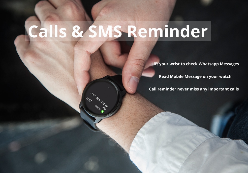 Senbono  s08 män kvinnor sport stegräknare smart armband  ip68 vattentäta armband fitness tracker hjärtband för ios och android