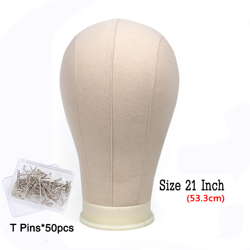 Wig Making Canvas Head and Training Head Tripod for Wigs Good Mannequin Head for Making Wigs: Lilac