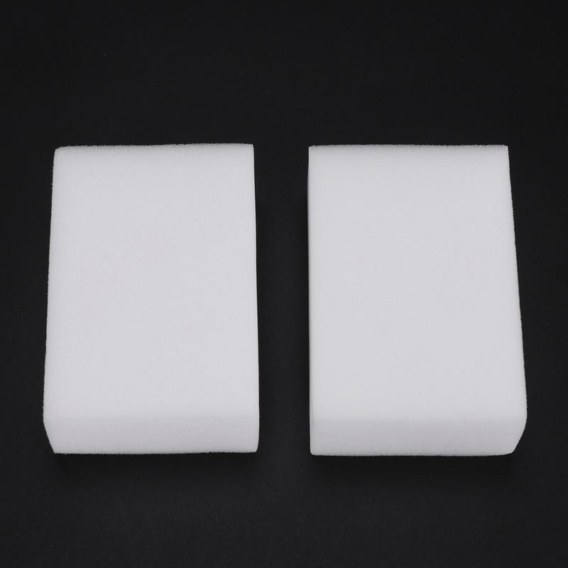 100X Schoonmaak Gum Spons Melamine Schuim 9X6x3cm Extra Dikke