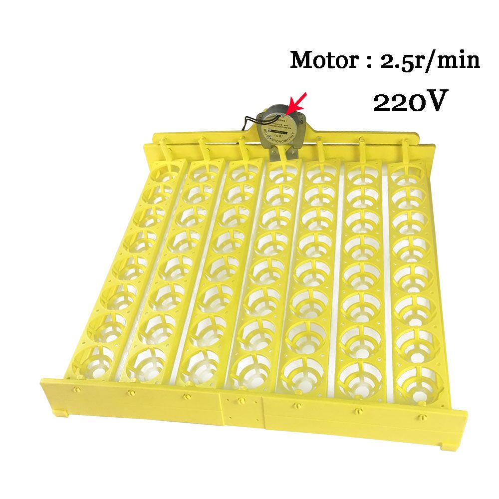 Multifunções 56 bandeja de ovo plástico automático turn egg com motor para YZ8-48 YZ-96A mini chocadeira incubadora peças reposição acessório: 220V