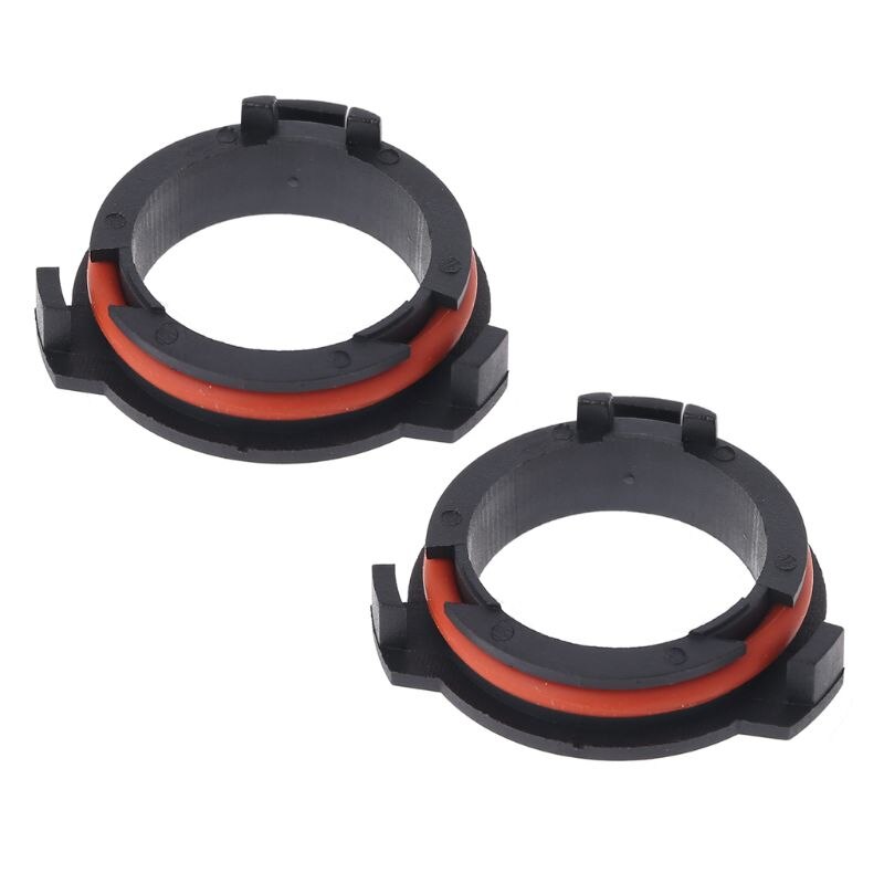2 uds modelo de coche Bombillas de faros LED soporte adaptador lámpara Base luz Led delantera Kit H7 adaptador para OPEL Astra G CR-V Mazda