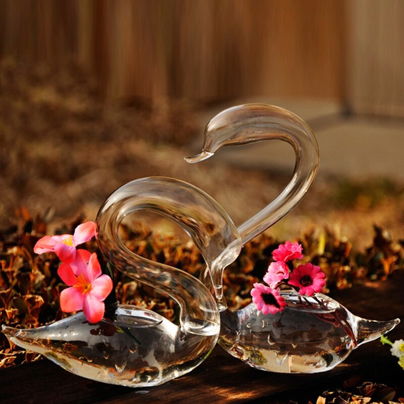 Vaso especial con forma de amantes del cisne para Bar, salón de baile, Enfriador de ron, copa de vino de paja TIKI, copa de vino