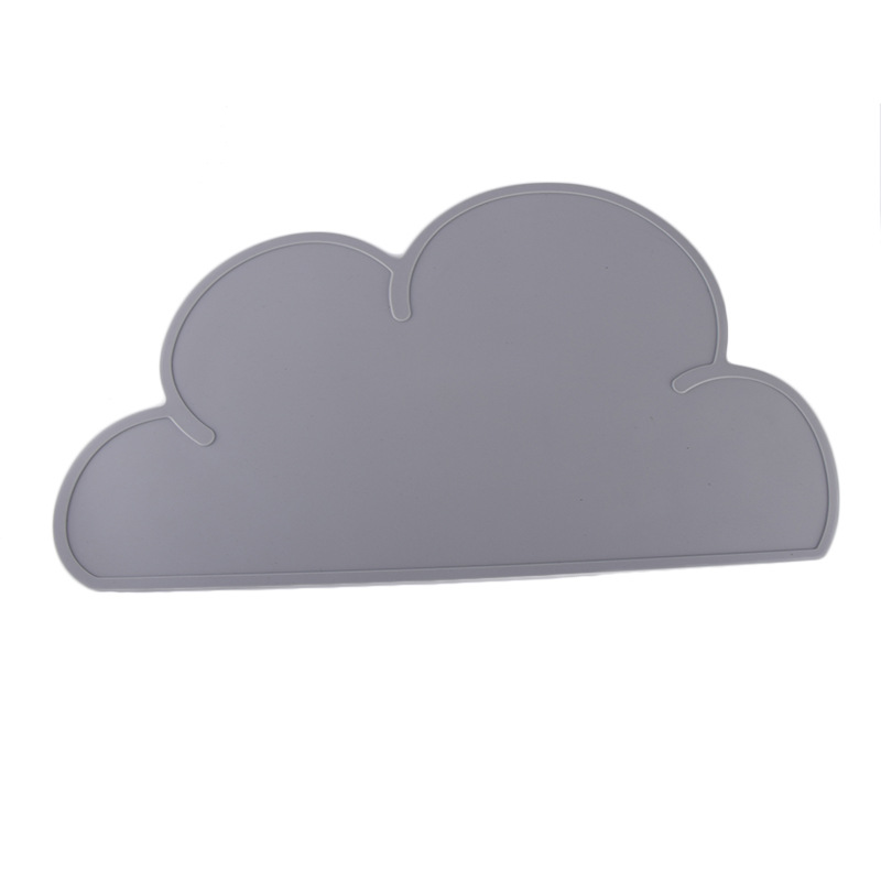 Silicone Cloud Placemat Heat Pad Waterproof Table Mat Student Children Cartoon Silicone Table Mat Kitchen Gadget Easy Cleaning: 7
