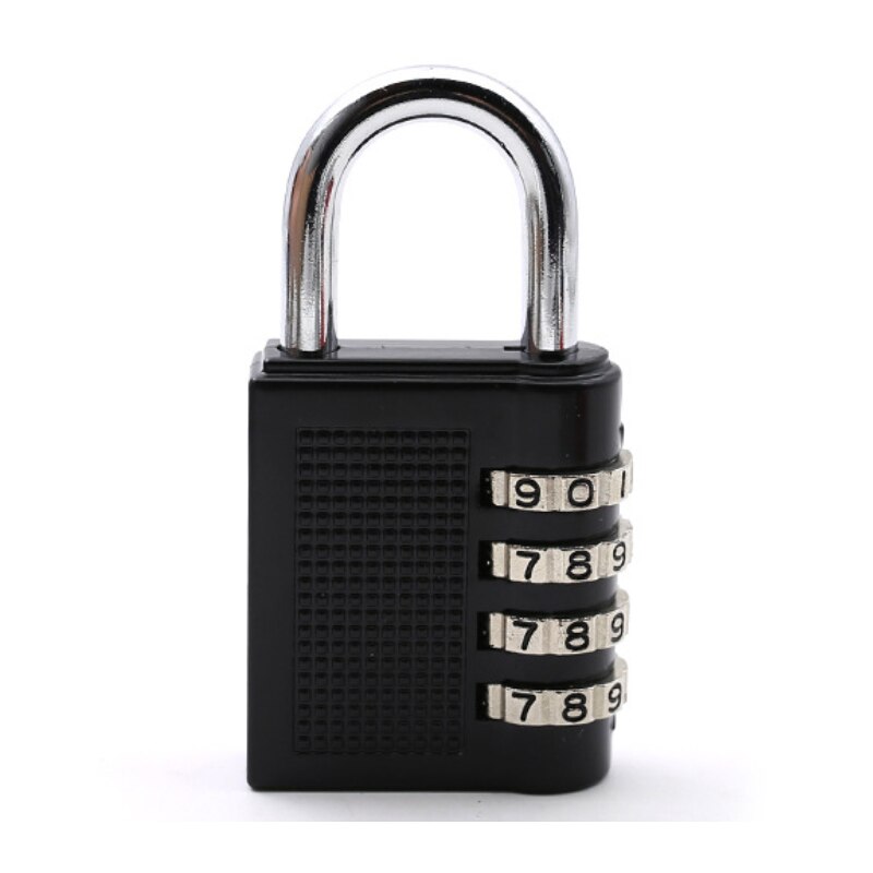 4 dials combination lock big size zinc alloy code padlock door locks for cabinet door Luggage gym swimming pool drawer
