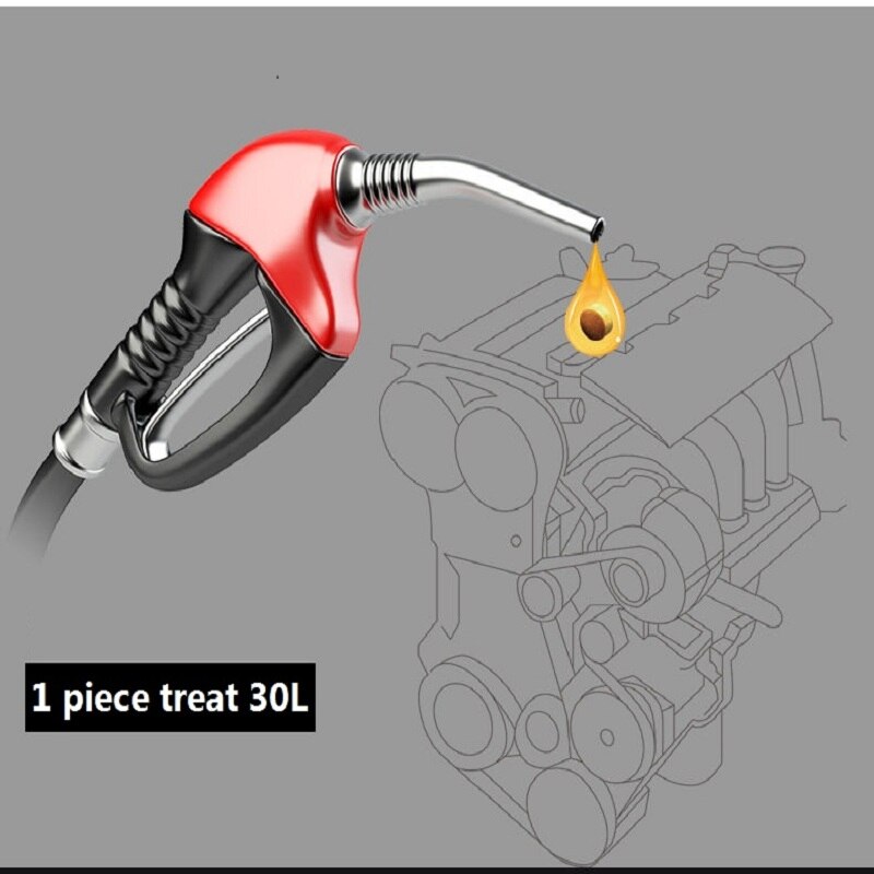 On :Fuel additive for Petrol & Diesel Carbon&Fuel System Cleaner Power Booster fuel saver (One Pack Treat 300Litres) Key