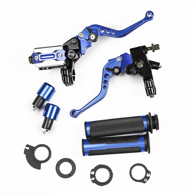 Universal Motorcycle Brake Lever 22mm Handle Bar Master Cylinder Lever handlebar For Scooter Sports Bike Street Bike ATV: Lavender