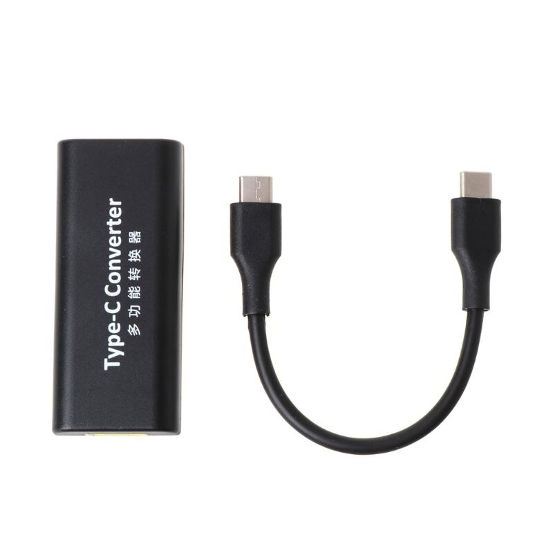 DC USB Type C mâle chargeur de puissance convertisseur adaptateur connecteur pour Lenovo Dell Hp Asus ordinateur portable adaptateur 20V 3.25A carré prise femelle