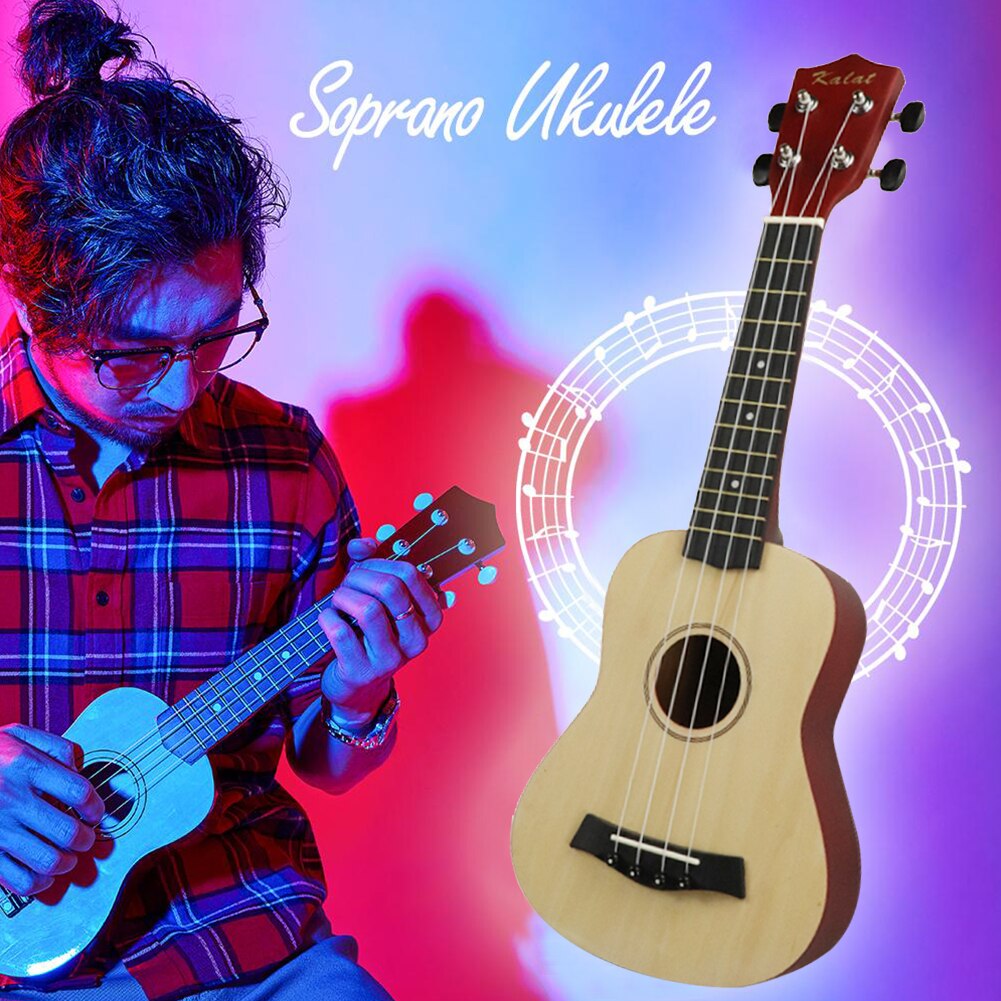 Muziekinstrument 21 Inch Ukulele Gitaar Muziek Liefhebbers Spelen Basswood 4 Snaren Hawaii Accessoires Voor Beginner